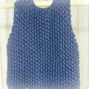 School Or Team Colors Vest Knitting Pattern For..