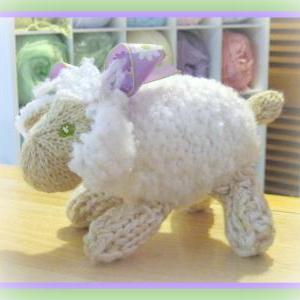 Baby Lamb Pattern Knitted