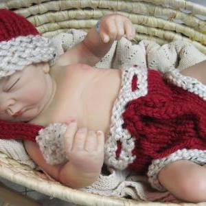 Baby Boutique Santa Hat And Diaper Cover Patterns..