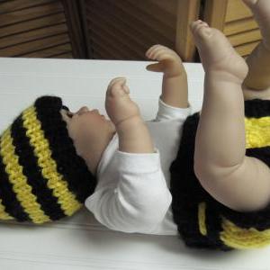 Bumble Bee Hat And Diaper Cover Patterns For..