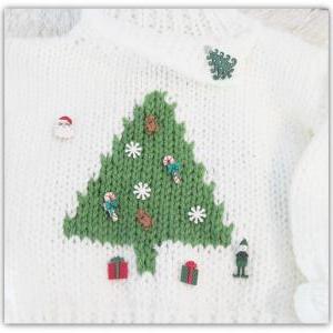 Oh Christmas Tree Boy Or Girl Pullover Knitted..