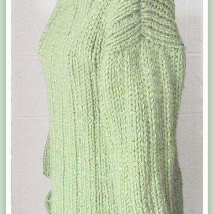 Loose Long Bulky Sweater Knitting Pattern For Teen..