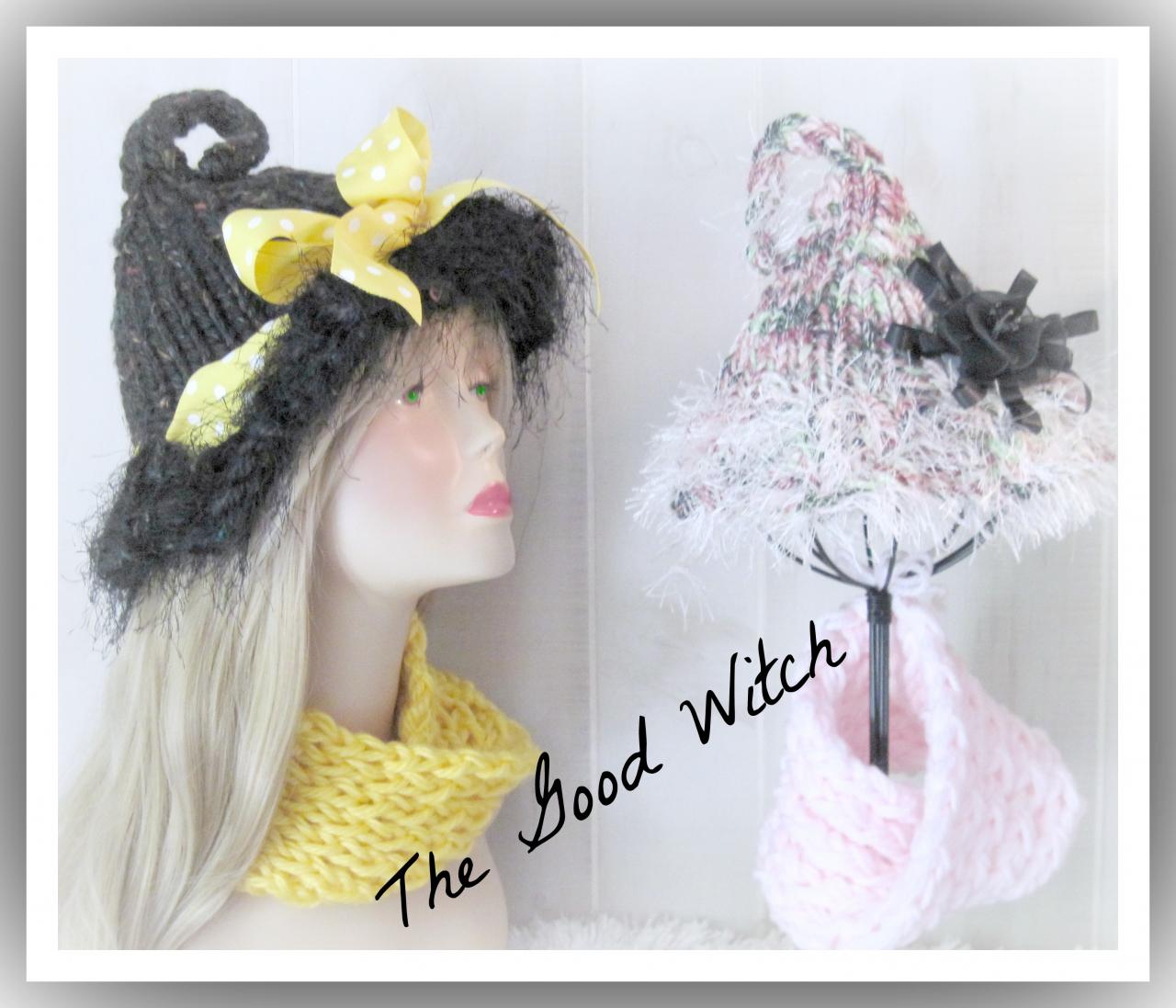 The Good Witch Hat And Cowl Knitted Pattern Child And Adult Sizes