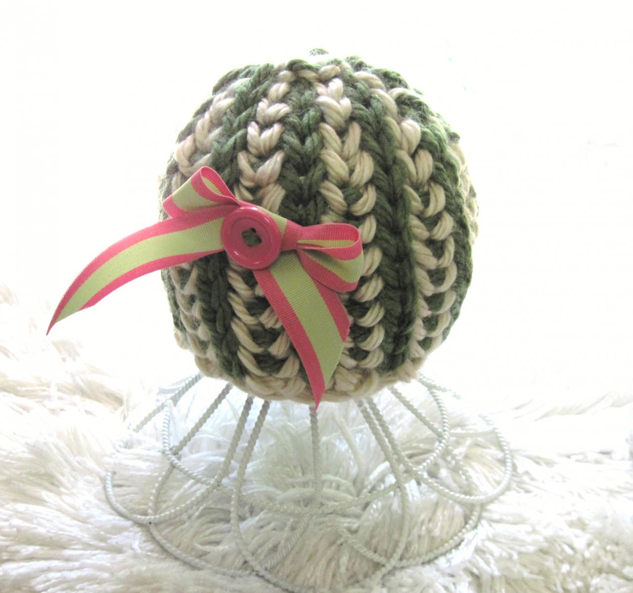 Melon Hat Knitting Pattern For Preemie Baby Toddler And Child on Luulla